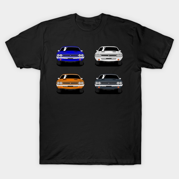 Challenger American Car T-Shirt by Car_Designer